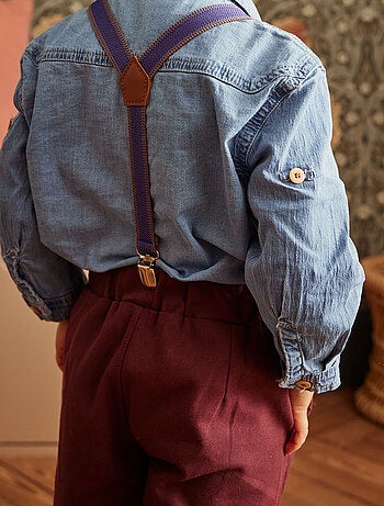 Pantalon enfant et bretelles Groovy