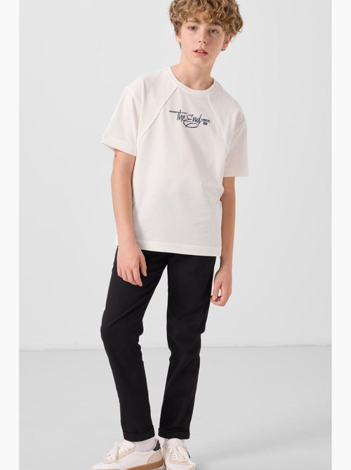 Pantalon enfant jambe droite tommy - Kiabi Pantalon enfant jambe droite tommy - Kiabi