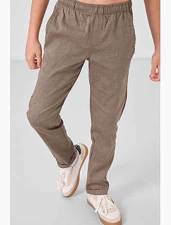 Pantalon enfant jambe droite tommy