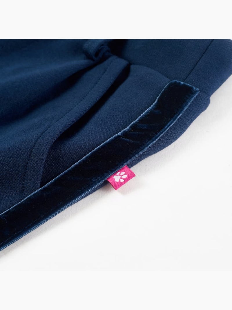 Pantalon enfant nuit avec galons noirs - vidaxl Bleu - Kiabi