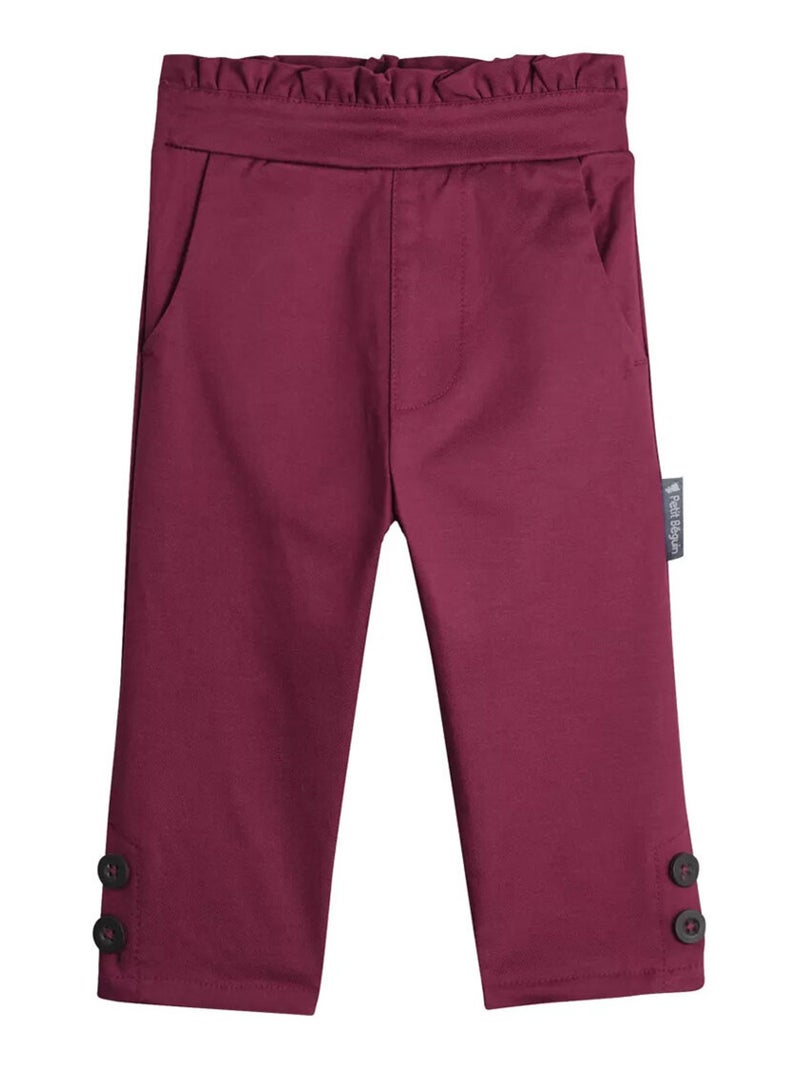 Pantalon enfant Samba Rouge - Kiabi