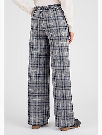 Pantalon enfilable à carreaux - Damart