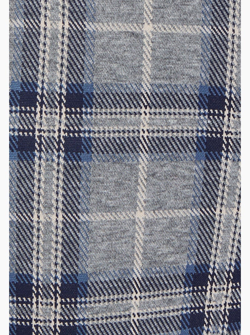 Pantalon enfilable à carreaux - Damart Marron - Kiabi