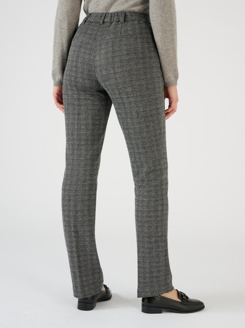 Pantalon enfilable en maille jacquard émerisée - Damart - Kiabi