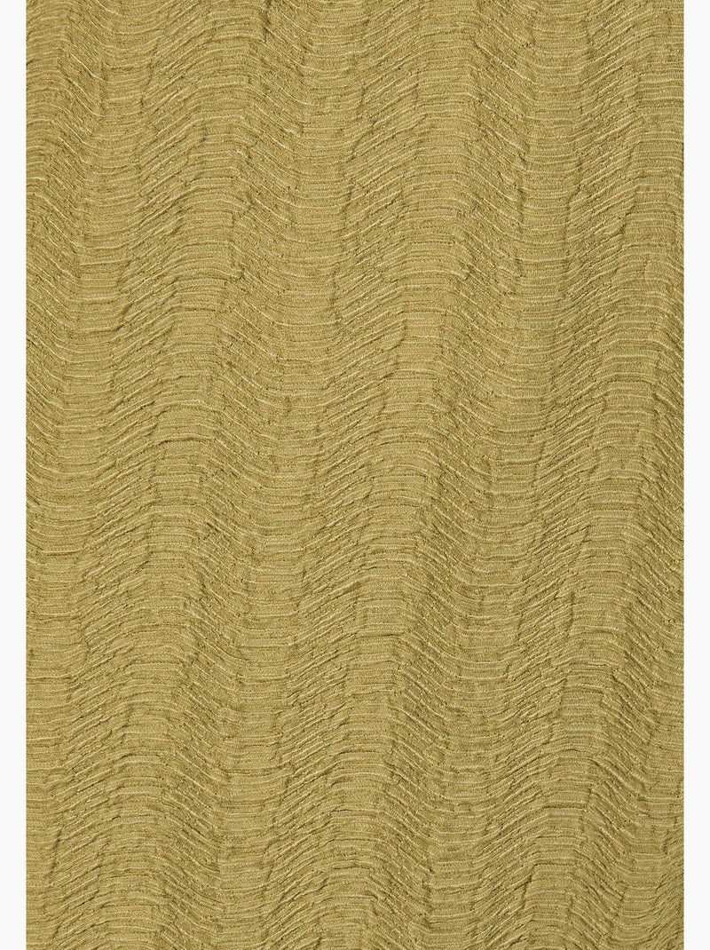 Pantalon enfilable maille jacquard effet froissé - Damart Vert - Kiabi