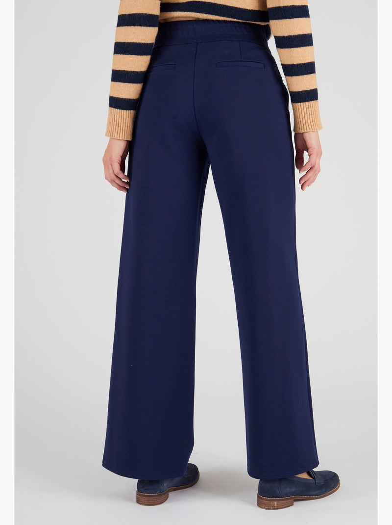 Pantalon enfilable maille milano - Damart Bleu - Kiabi