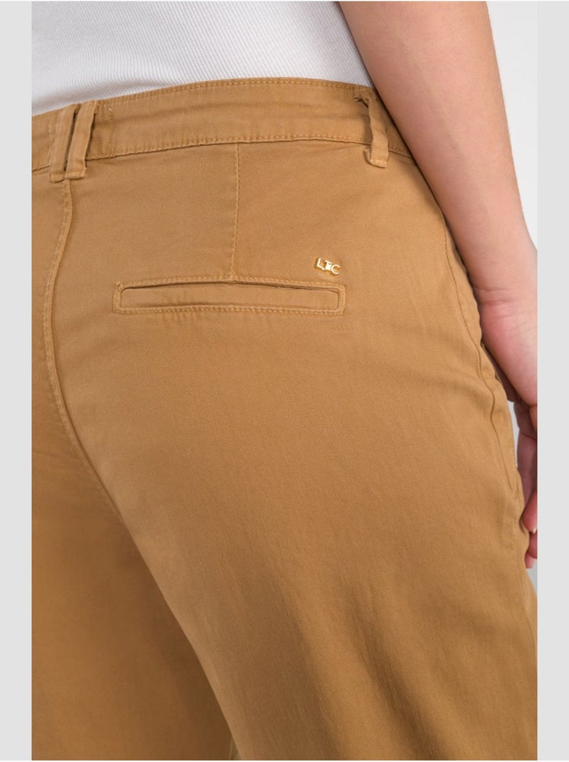 Pantalon erle chino 'le temps des cerises' Beige - Kiabi