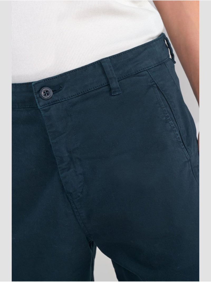 Pantalon erle chino 'le temps des cerises' Bleu - Kiabi