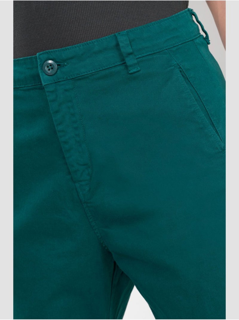 Pantalon erle chino 'le temps des cerises' Bleu - Kiabi