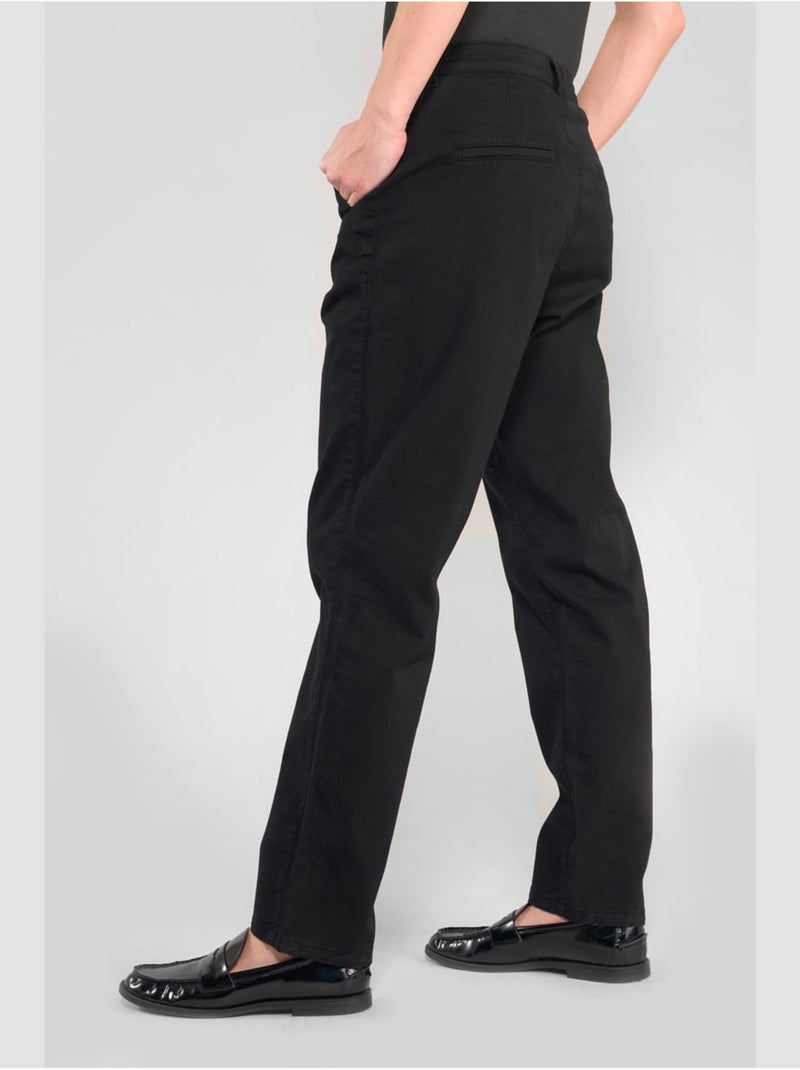 Pantalon erle chino 'le temps des cerises' Noir - Kiabi