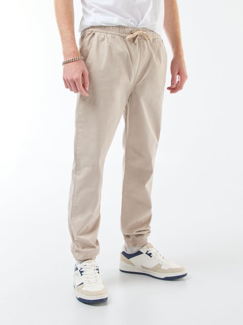 Pantalon esprit 'jogger' - Kiabi