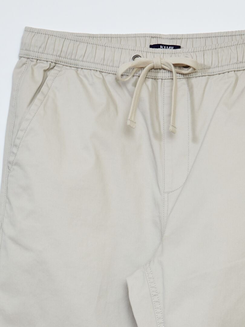 Pantalon esprit 'jogger' Gris - Kiabi