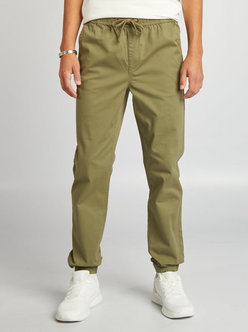 Pantalon esprit 'jogger' - Kiabi