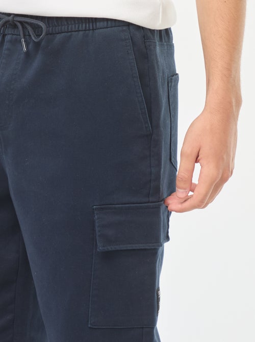 Pantalon esprit 'jogger' multipoches - Kiabi