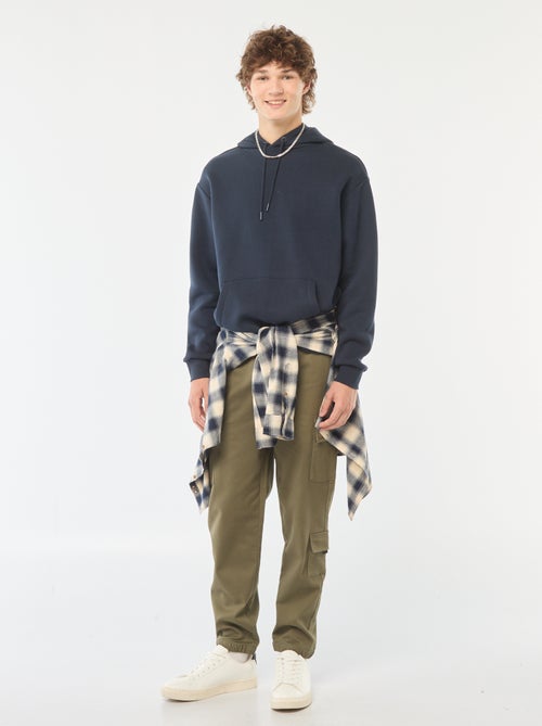 Pantalon esprit 'jogger' multipoches - Kiabi