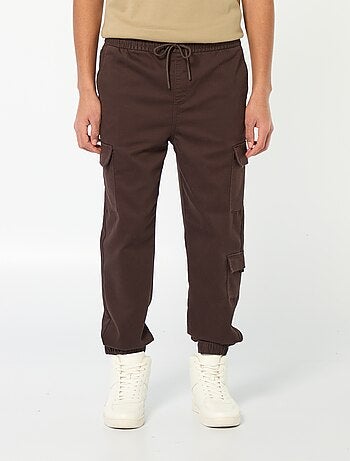 Pantalon esprit 'jogger' multipoches