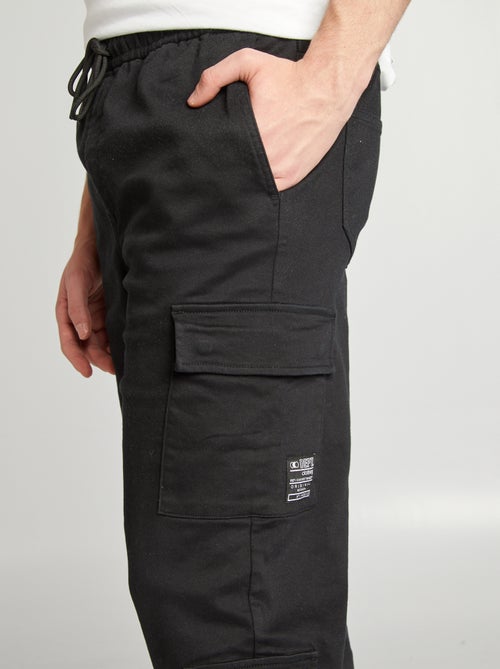 Pantalon esprit 'jogger' multipoches - Kiabi