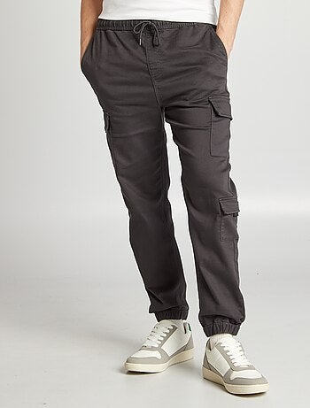 Pantalon esprit 'jogger' multipoches