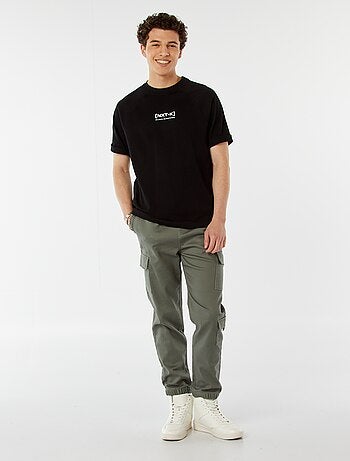 Pantalon esprit 'jogger' multipoches