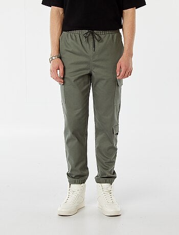 Pantalon esprit 'jogger' multipoches
