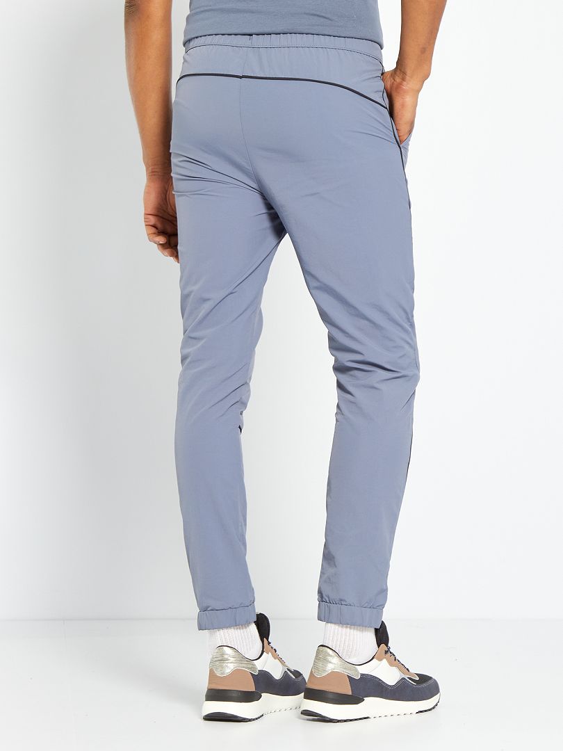 Pantalon esprit sport gris bleu - Kiabi