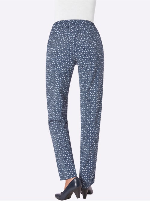 Pantalon estival à motifs avec ceinture élastique et poches - Taille standard - Moda Vilona - Kiabi Pantalon estival à motifs avec ceinture élastique et poches - Taille standard - Moda Vilona - Kiabi