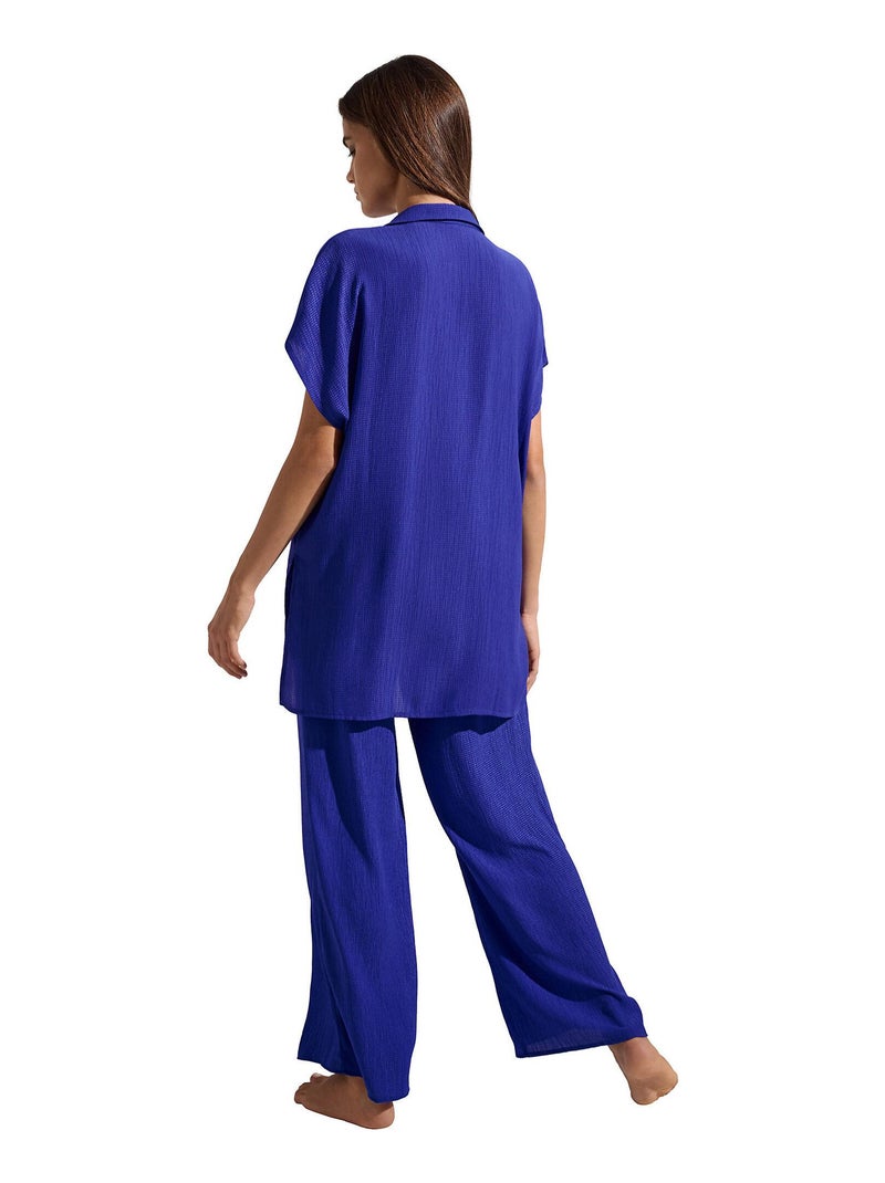 Pantalon estival long Japan Bleu - Kiabi