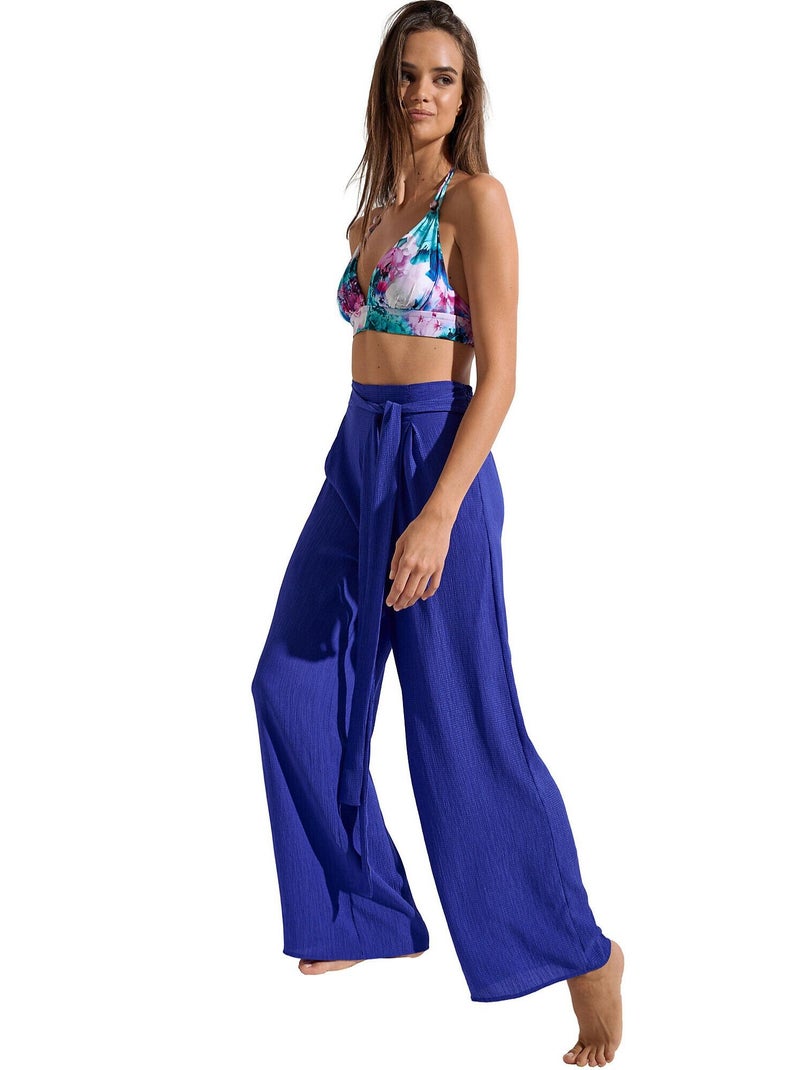 Pantalon estival long Japan Bleu - Kiabi