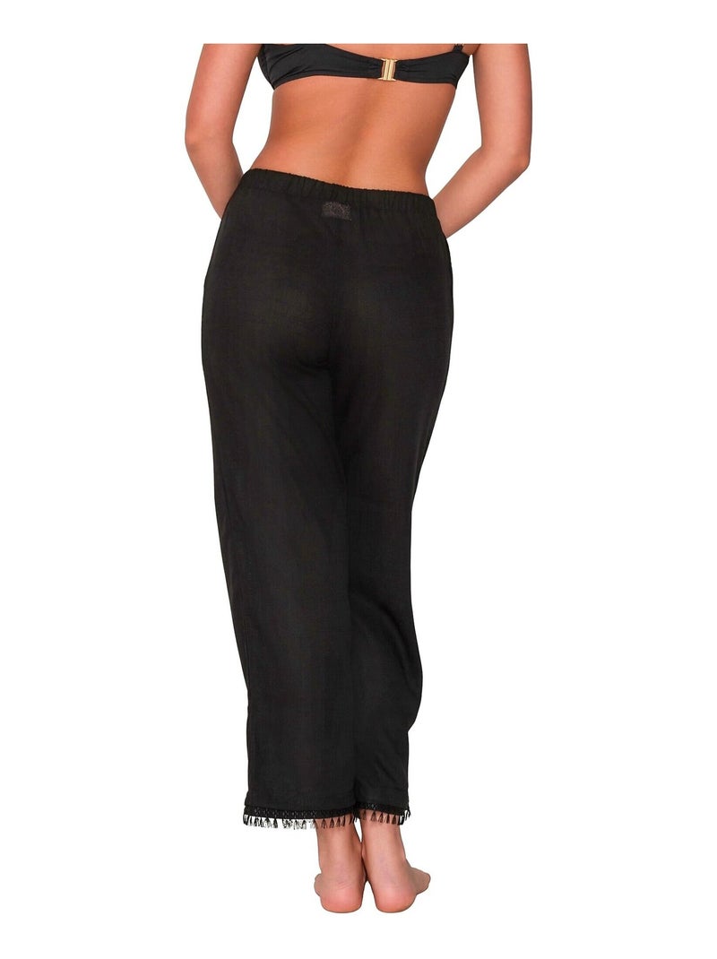 Pantalon estival SAGE Noir - Kiabi