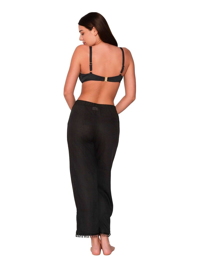 Pantalon estival SAGE Noir - Kiabi