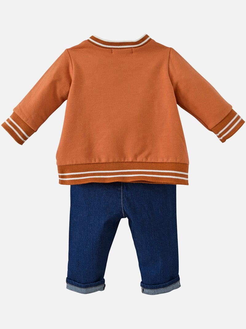 PANTALON ET SWEAT BASILE Bleu - Kiabi