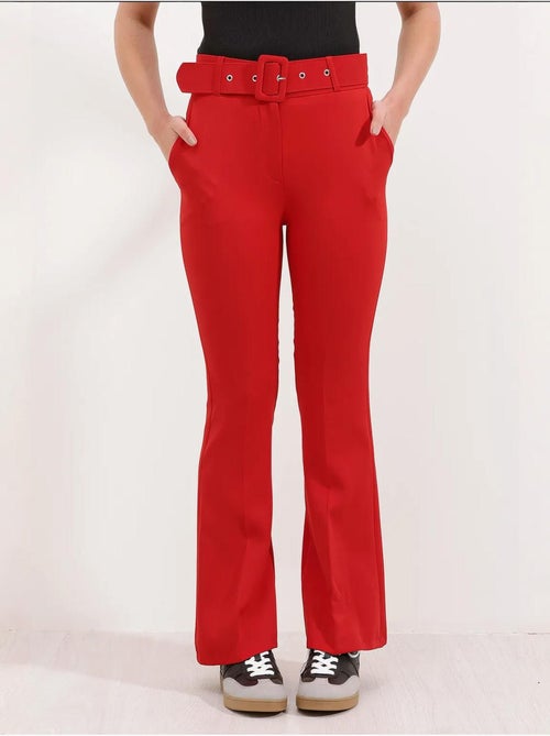 Pantalon évasé à ceinture bdart - Kiabi Pantalon évasé à ceinture bdart - Kiabi