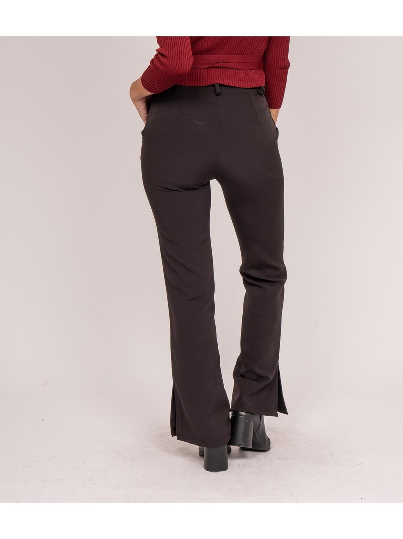 Pantalon évasé EGWEN Noir - Kiabi
