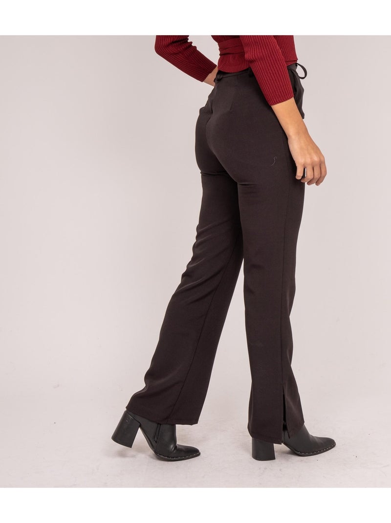 Pantalon évasé EGWEN Noir - Kiabi