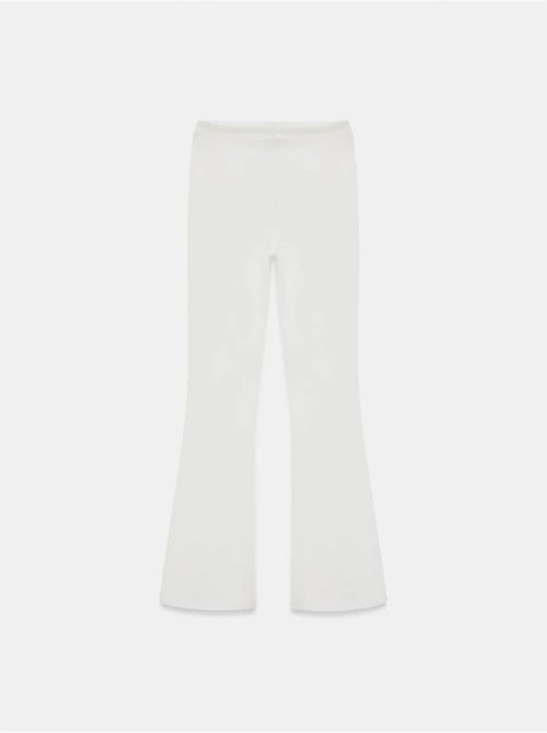 Pantalon évasé en jersey à taille mi-haute et lien dilvin - Kiabi Pantalon évasé en jersey à taille mi-haute et lien dilvin - Kiabi