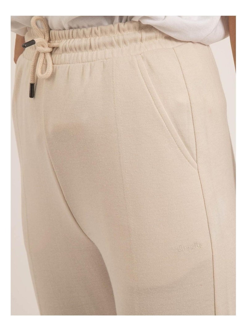 Pantalon évasé ERILIA Ecru - Kiabi