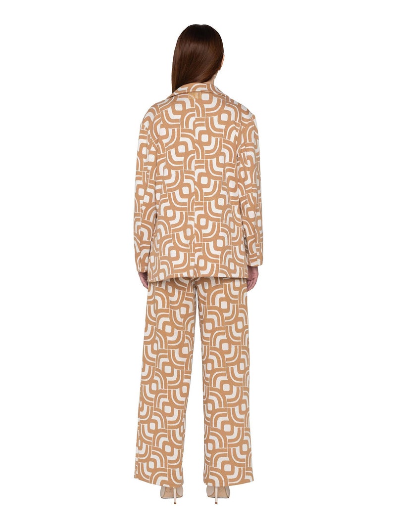 Pantalon évasé Inspired Marron - Kiabi