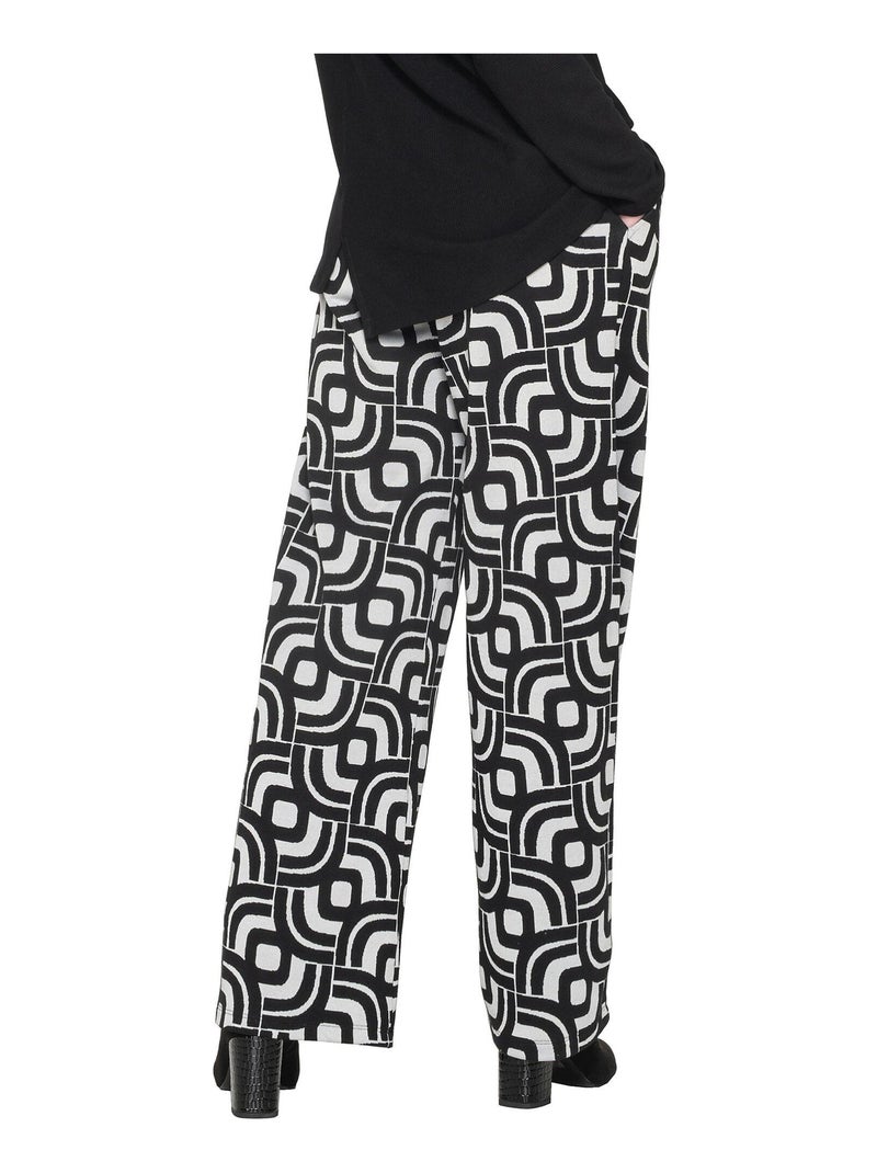 Pantalon évasé Inspired Noir - Kiabi