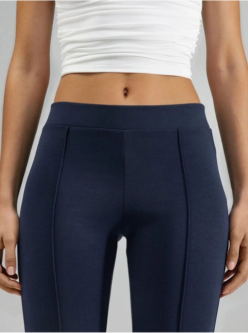 Pantalon évasé taille haute avec ceinture élastique busem - Kiabi