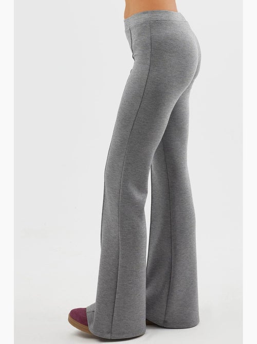 Pantalon évasé taille haute avec ceinture élastique busem - Kiabi Pantalon évasé taille haute avec ceinture élastique busem - Kiabi