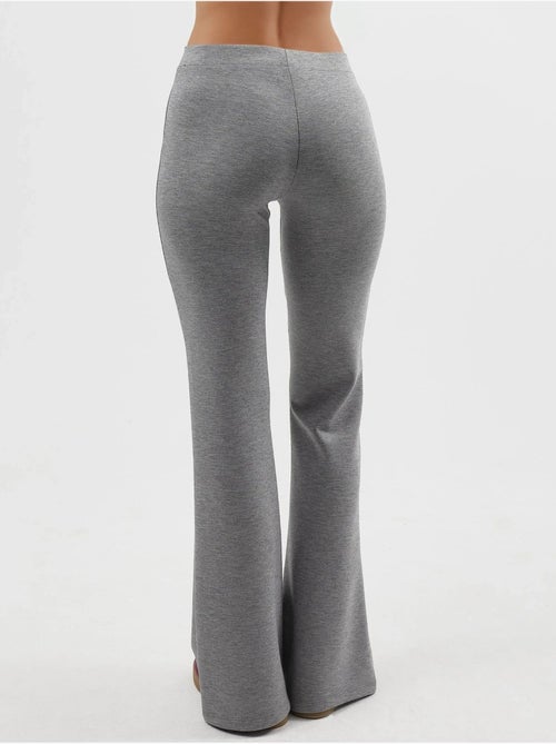 Pantalon évasé taille haute avec ceinture élastique busem - Kiabi Pantalon évasé taille haute avec ceinture élastique busem - Kiabi