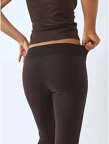 Pantalon évasé taille haute avec élastique busem