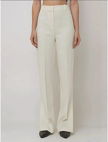 Pantalon évasé taille haute de qualité supérieure