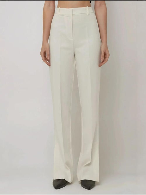 Pantalon évasé taille haute de qualité supérieure - Kiabi