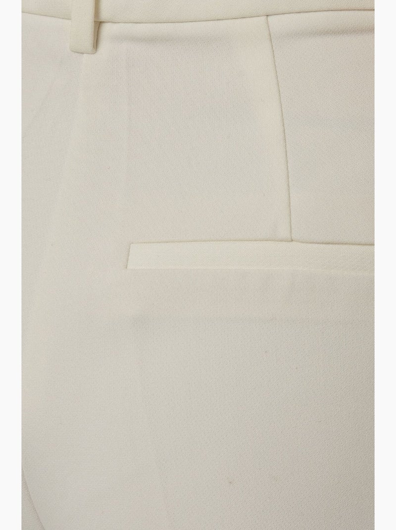 Pantalon évasé taille haute de qualité supérieure hiccup Blanc - Kiabi