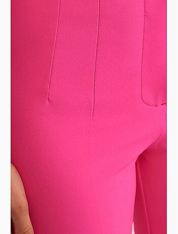 Pantalon évasé taille haute dilvin