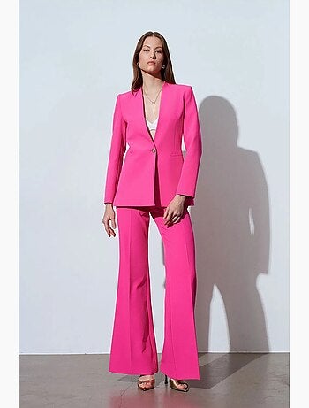 Pantalon évasé taille haute dilvin