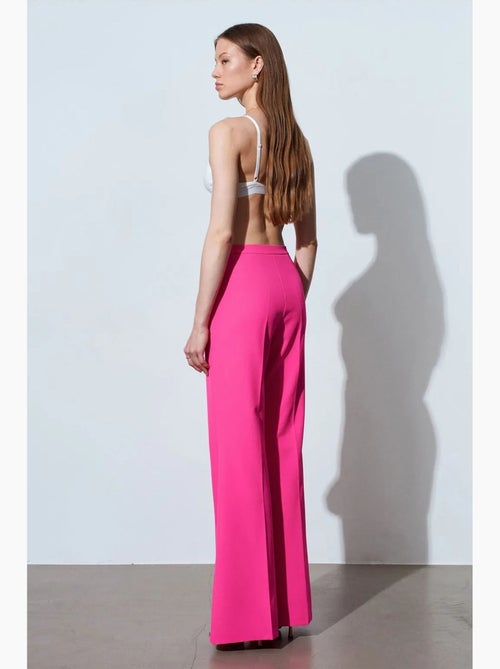 Pantalon évasé taille haute dilvin - Kiabi Pantalon évasé taille haute dilvin - Kiabi