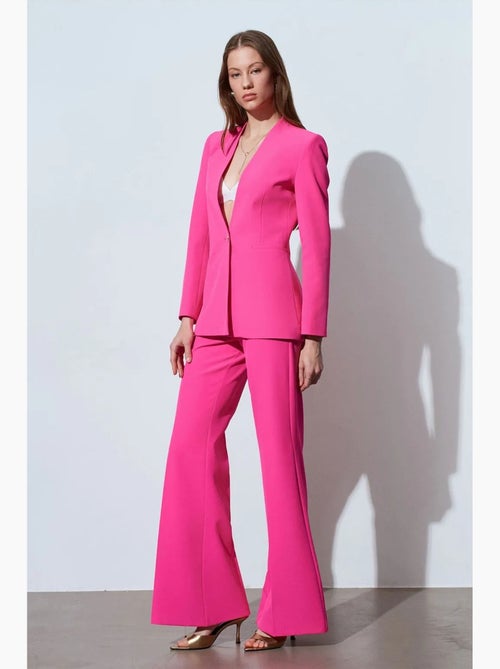 Pantalon évasé taille haute dilvin - Kiabi Pantalon évasé taille haute dilvin - Kiabi