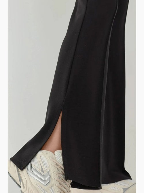 Pantalon évasé taille haute hiccup - Kiabi Pantalon évasé taille haute hiccup - Kiabi